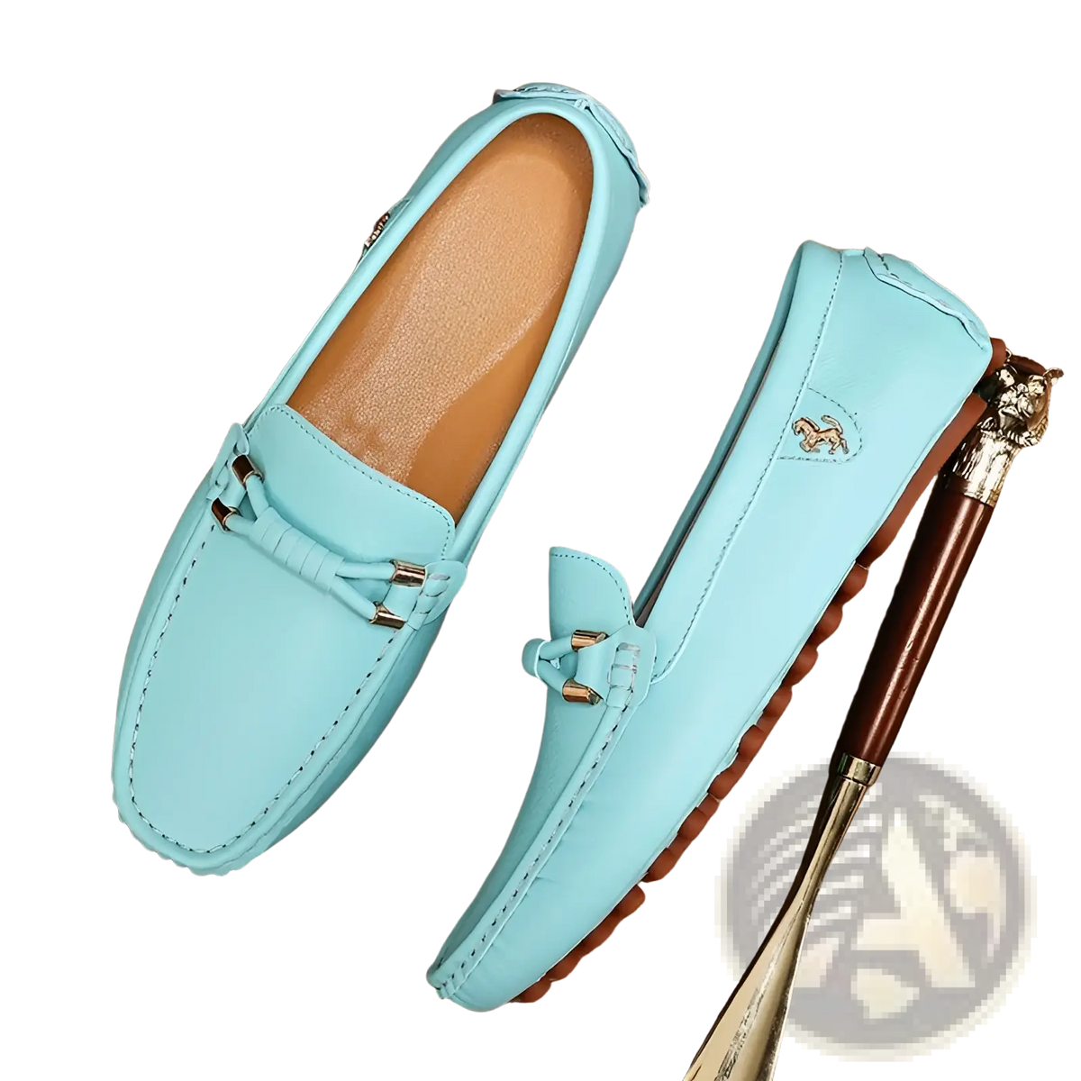 Men's Plus Size Leather Driving Moccasin Loafers