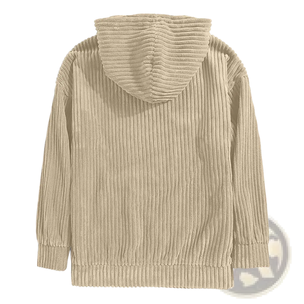 Men's Premium Corduroy Drop Shoulder Hoodie