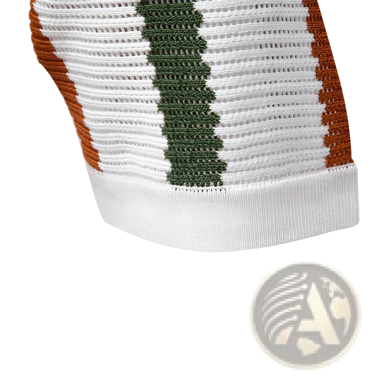Men’s Striped Breathable Knit Summer Polo Shirt
