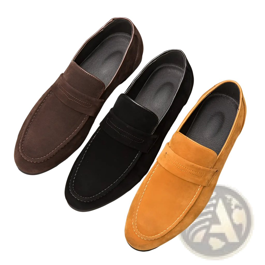 Men's Suede Slip-on Loafers in Multiple Colors