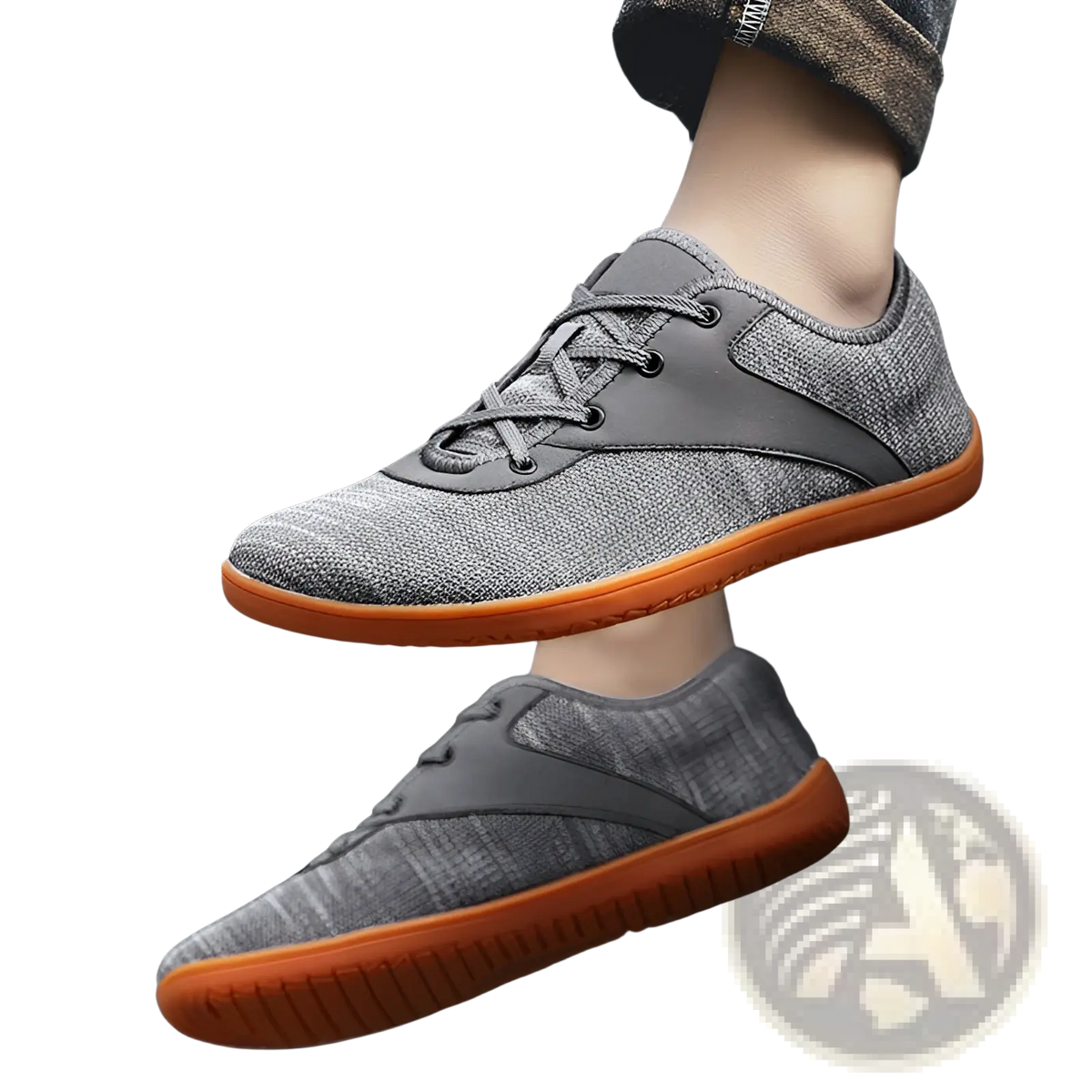 Men's Wide Toe Breathable Mesh Running Sneakers
