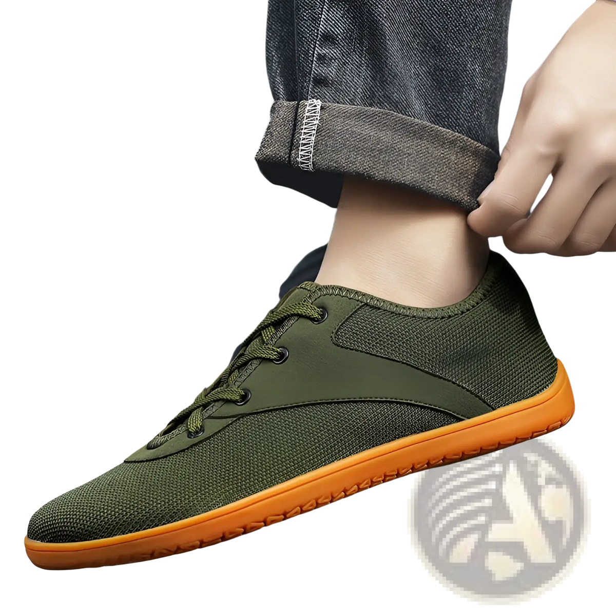 Men's Wide Toe Breathable Mesh Running Sneakers