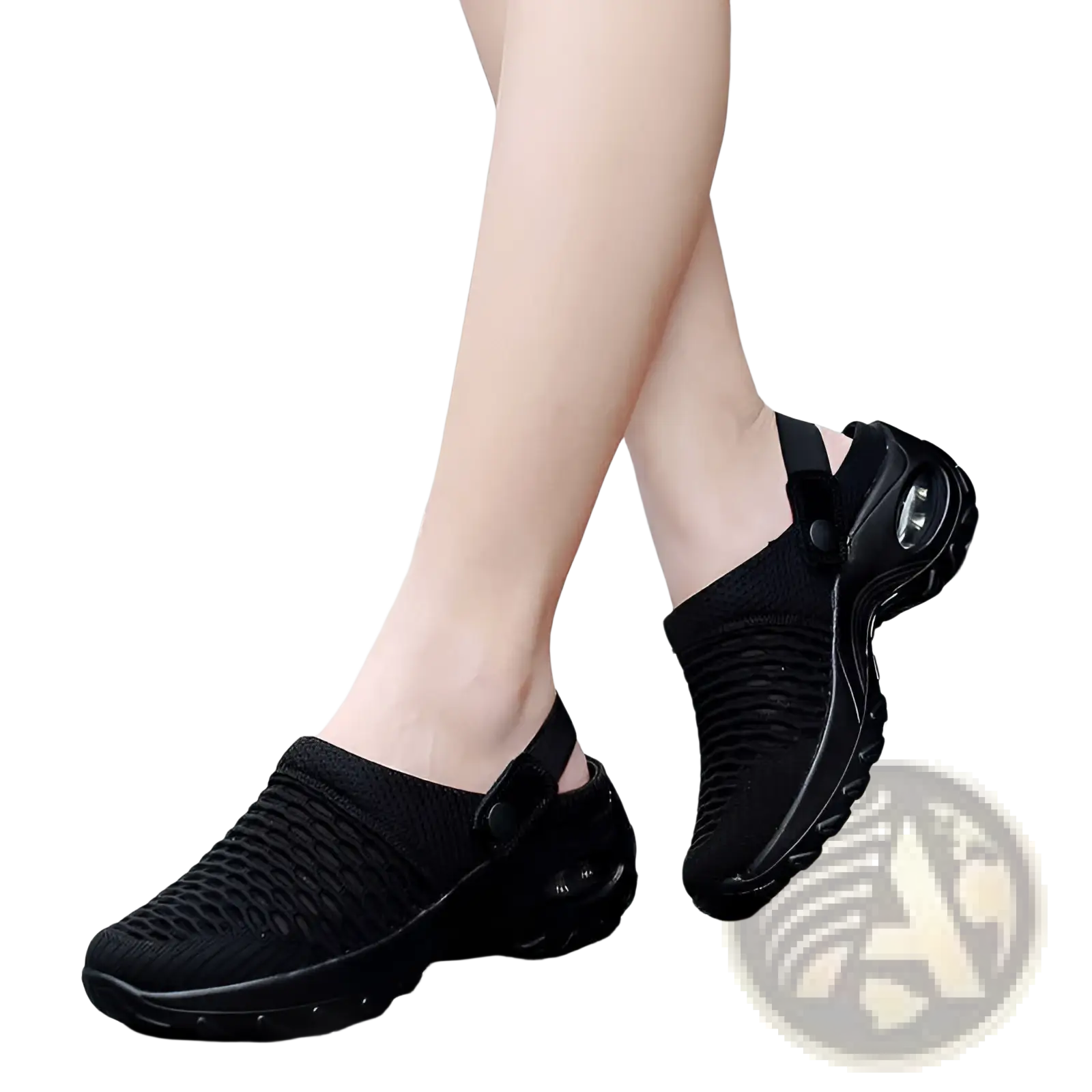 Mesh Air Cushion Clog Sandals Breathable Height Increasing