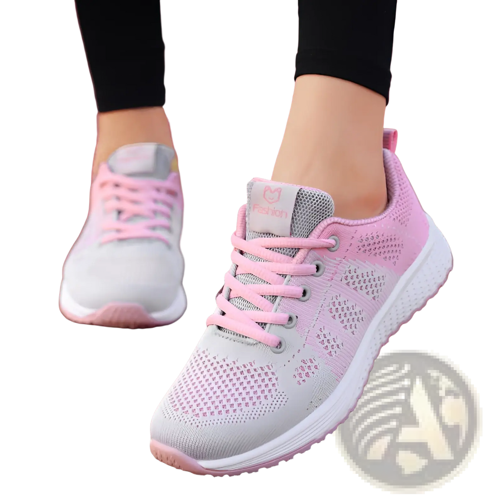 Mesh Fly Woven Sneakers Breathable Athletic Shoes