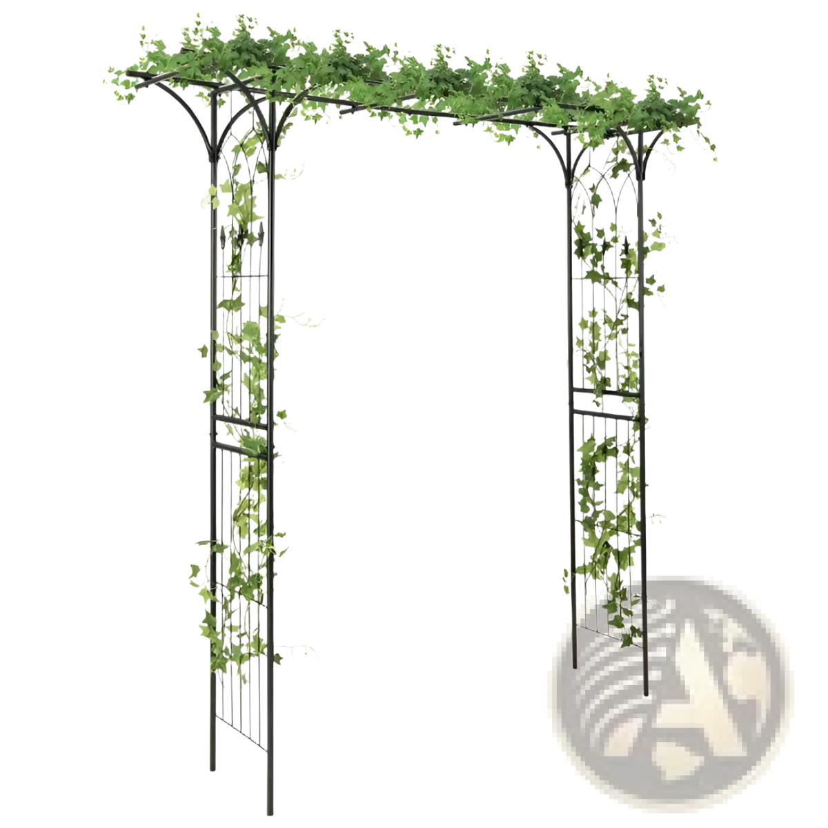 Metal Garden Arbor Archway for Climbing Plants 81in