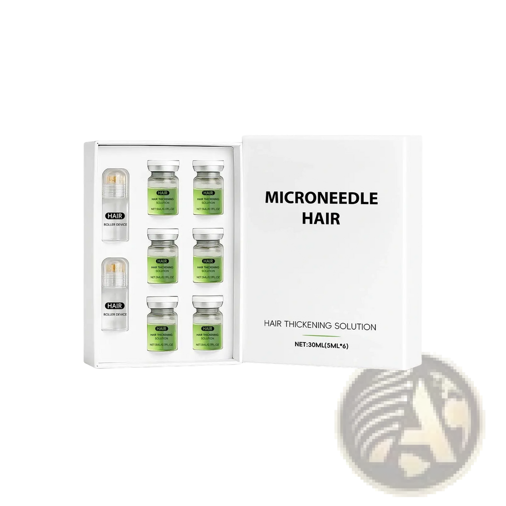 Microneedle Hair Thickening Solution Roller Kit