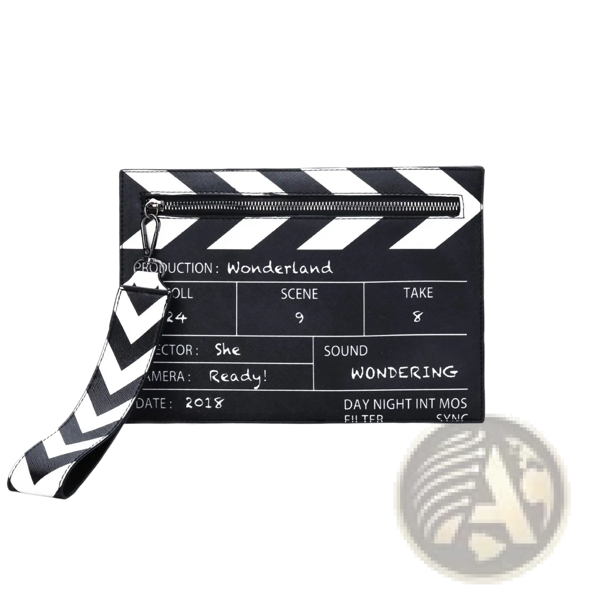 Movie Clapperboard Pu Leather Crossbody Envelope Clutch
