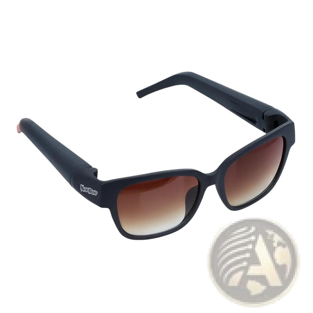 Multifunctional Rectangular Sunglasses with Removable Storage Tube