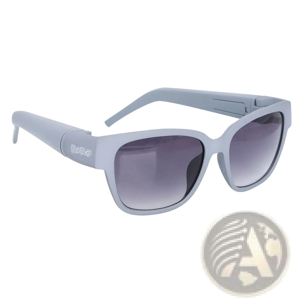 Multifunctional Rectangular Sunglasses with Removable Storage Tube