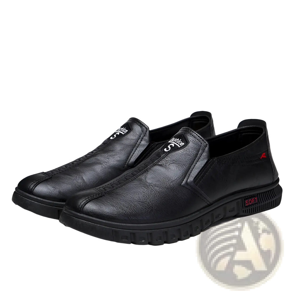 Non-slip Leather Chef Shoes Waterproof Work Loafers