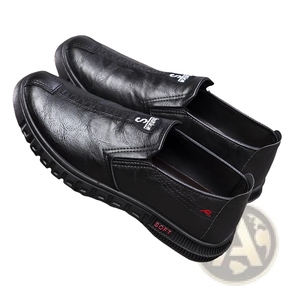 Non-slip Leather Chef Shoes Waterproof Work Loafers