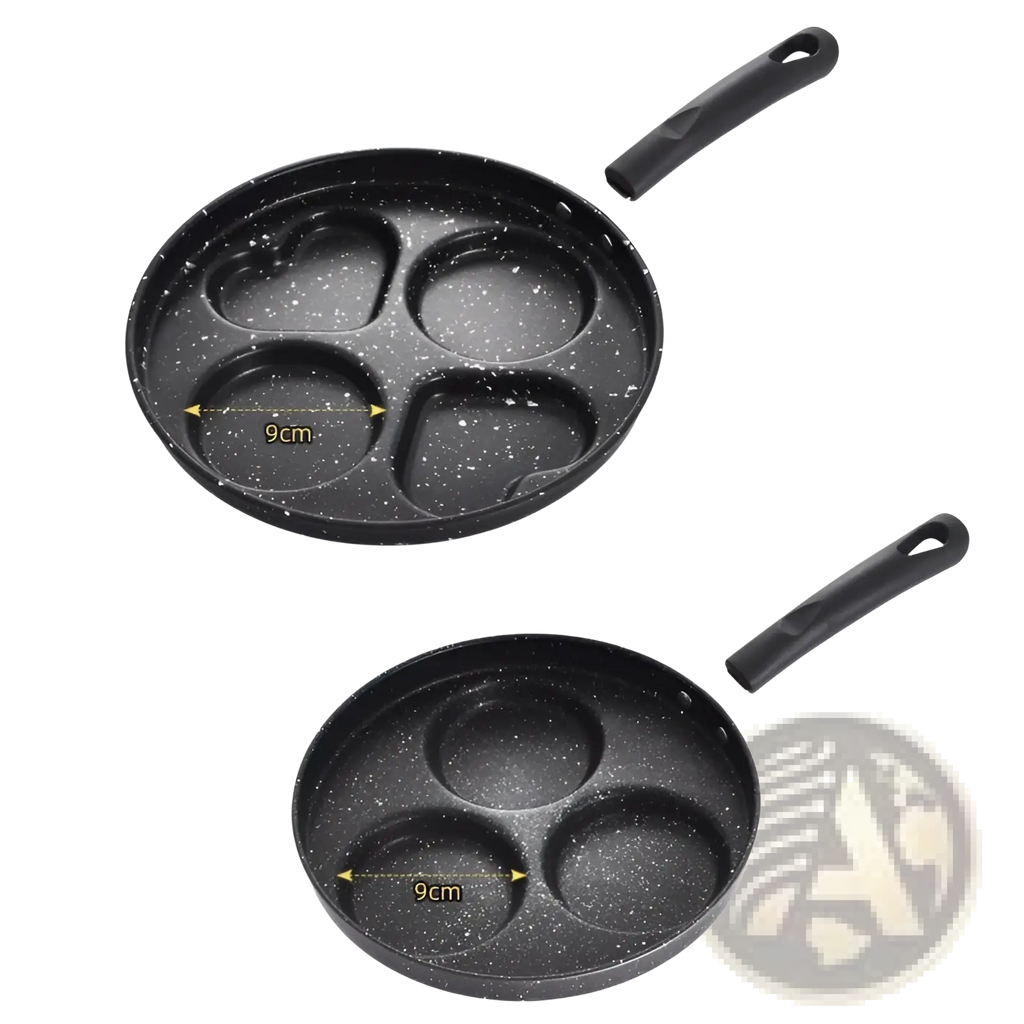 Non-stick Heart Pancake Pan 25cm Medical Stone
