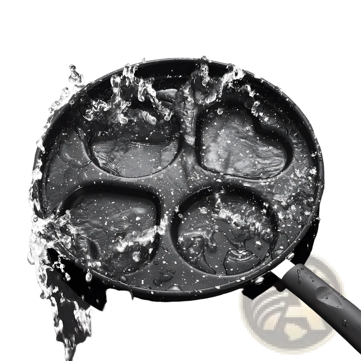 Non-stick Heart Pancake Pan 25cm Medical Stone