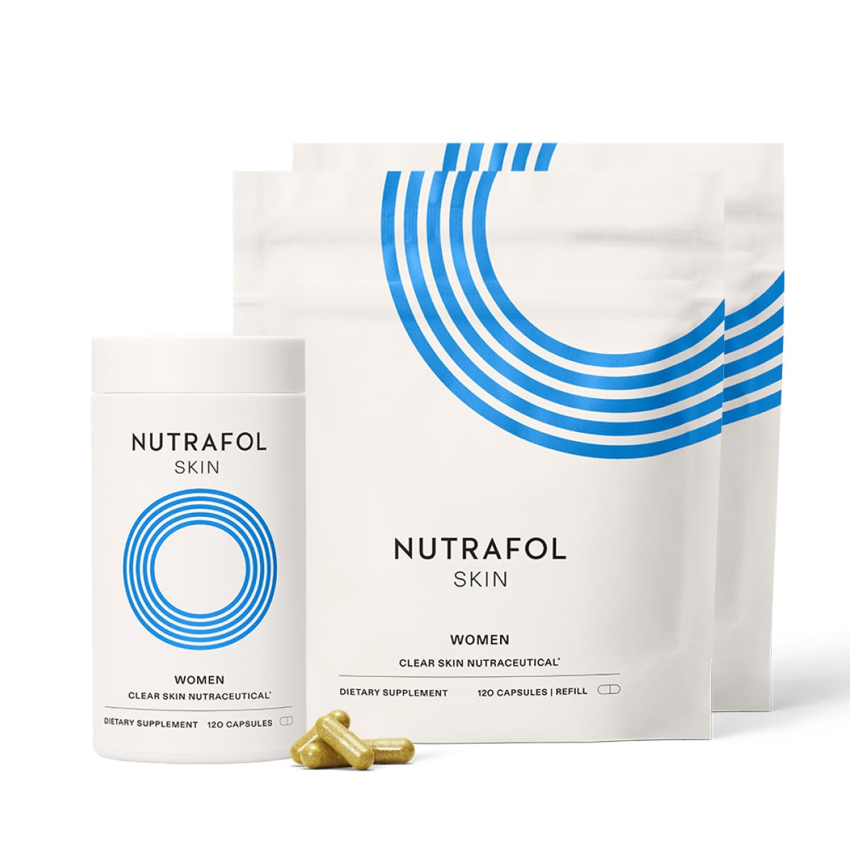 Nutrafol Clear Skin Nutraceutical Acne Supplement 3-Month Supply