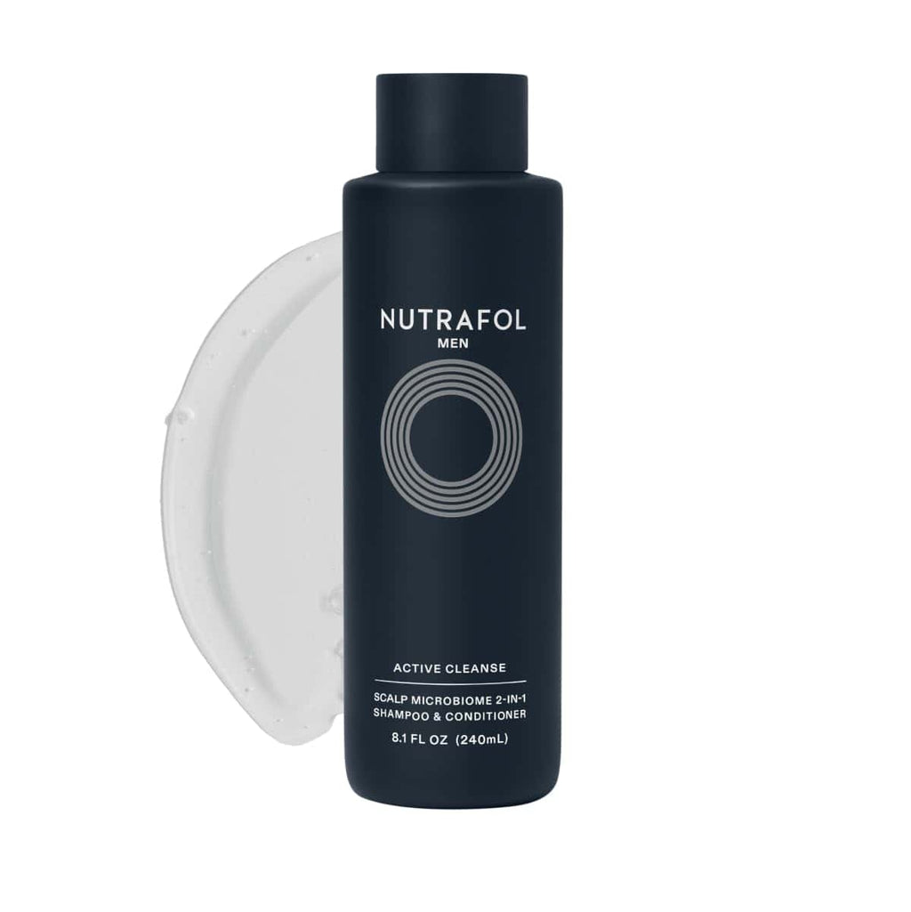 Nutrafol Men Active Cleanse Scalp Microbiome 2-in-1 Shampoo and Conditioner 8.1 Oz