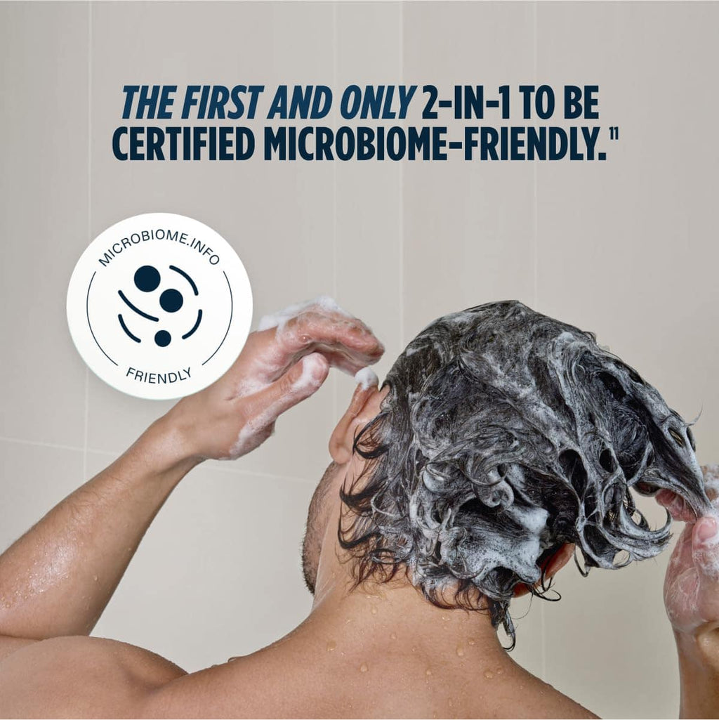 Nutrafol Men Active Cleanse Scalp Microbiome 2-in-1 Shampoo and Conditioner 8.1 Oz