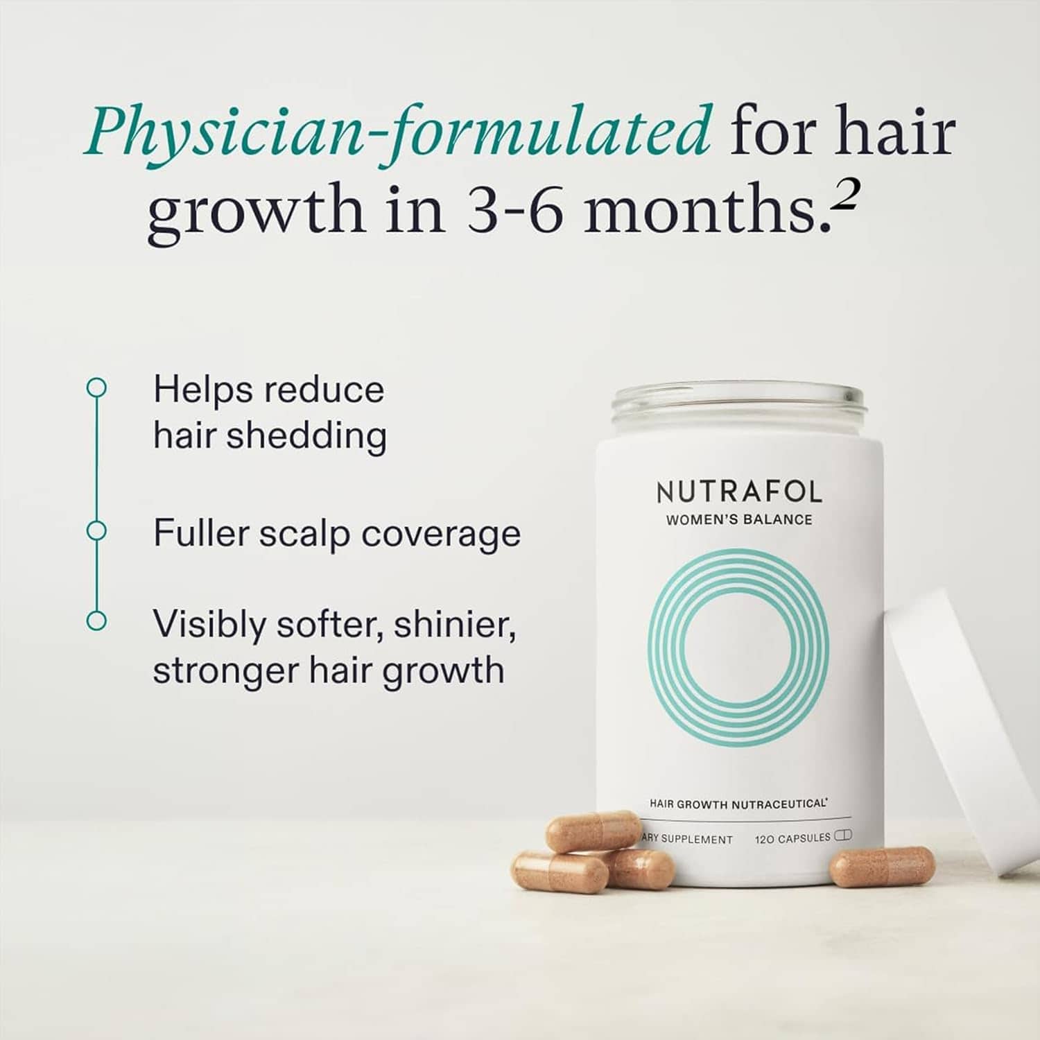 Nutrafol Women's Balance Hair Growth Pack 3-Month Supply