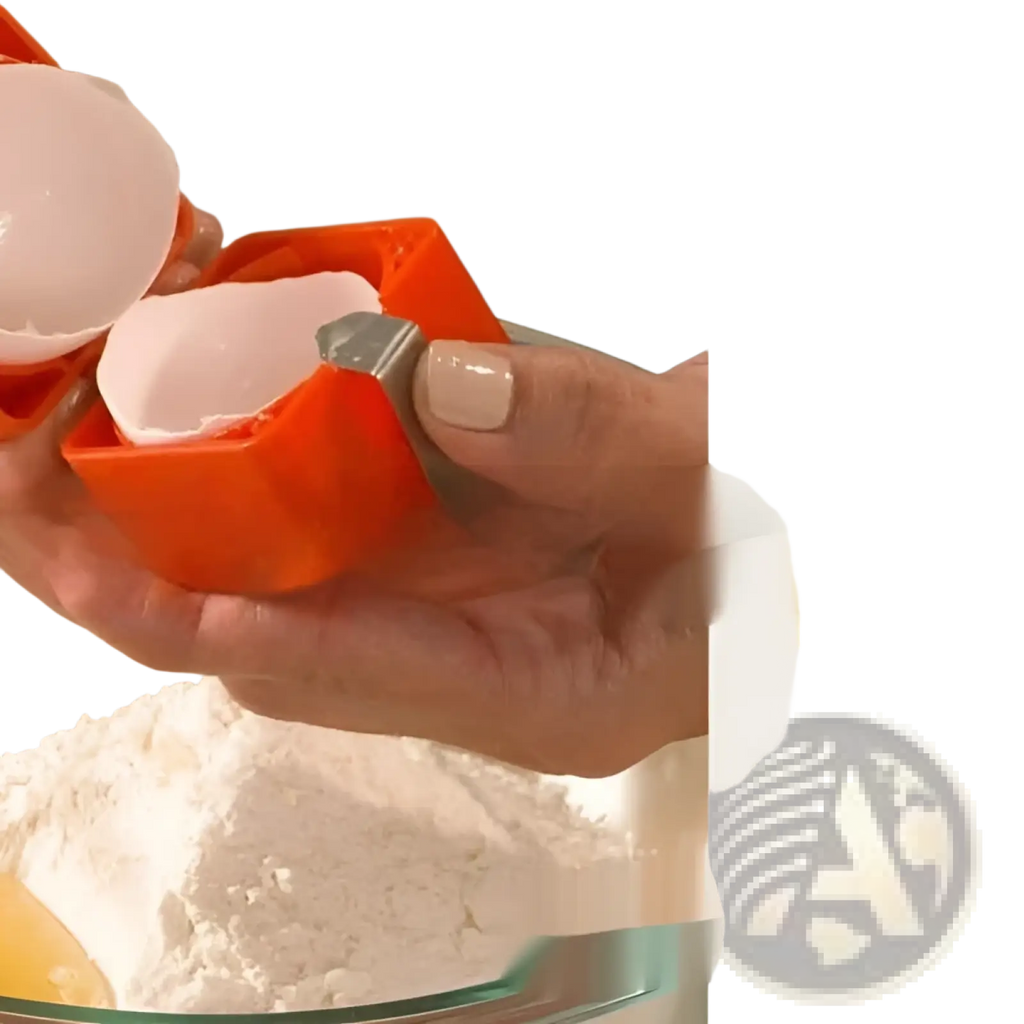 Orange Egg Opener Portable Kitchen Separator Tool