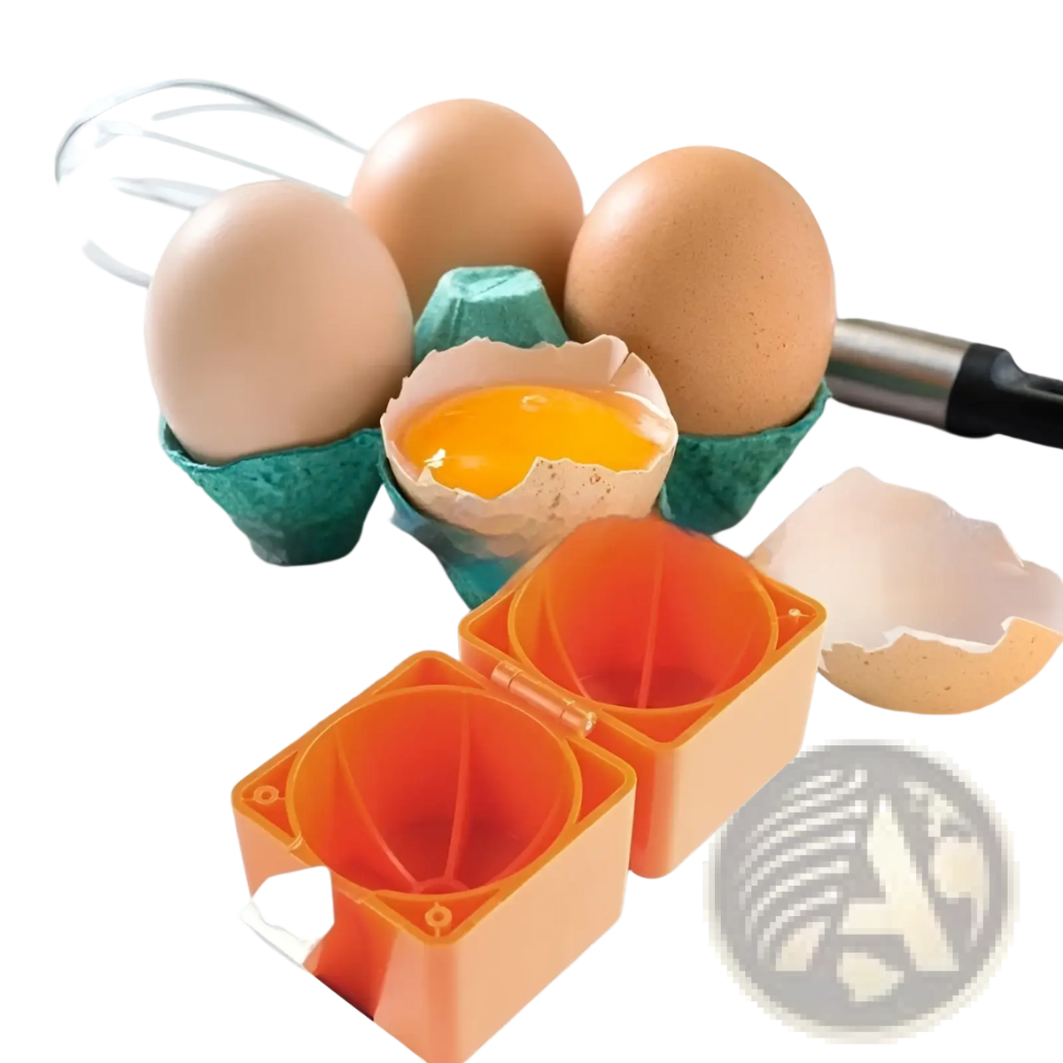 Orange Egg Opener Portable Kitchen Separator Tool