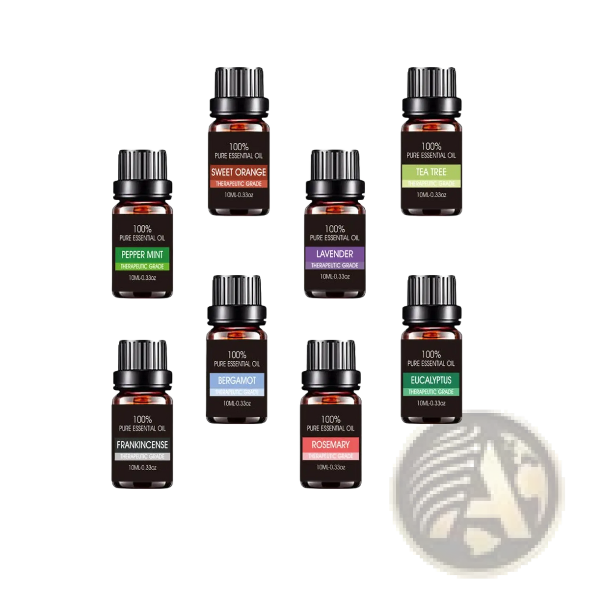 Organic Essential Oils Set 10ml Aromatherapy Gift Kit