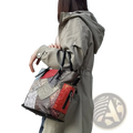 Patchwork Leather Women's Messenger Shoulder Bag