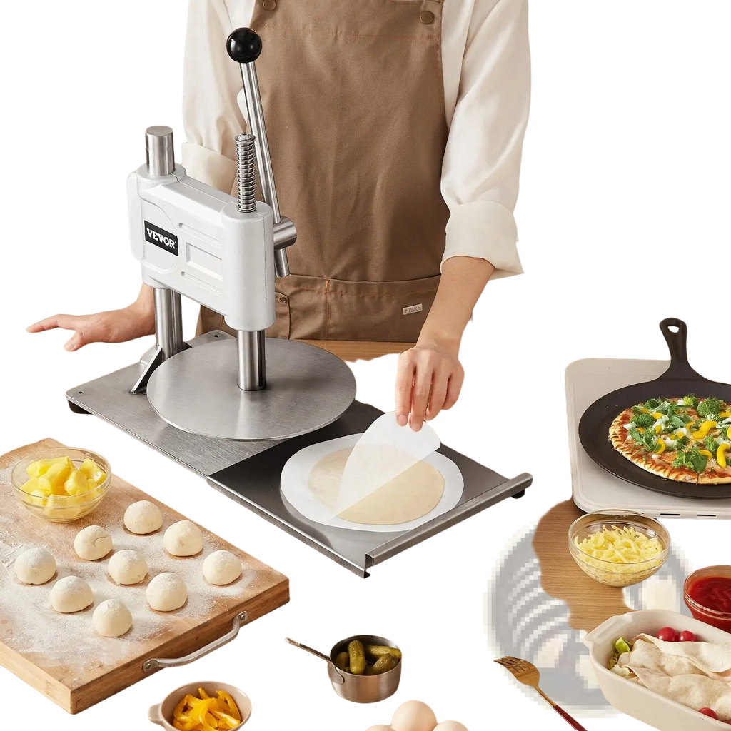 Pizza Dough Press Machine 9.5 Inch Manual Sheeter