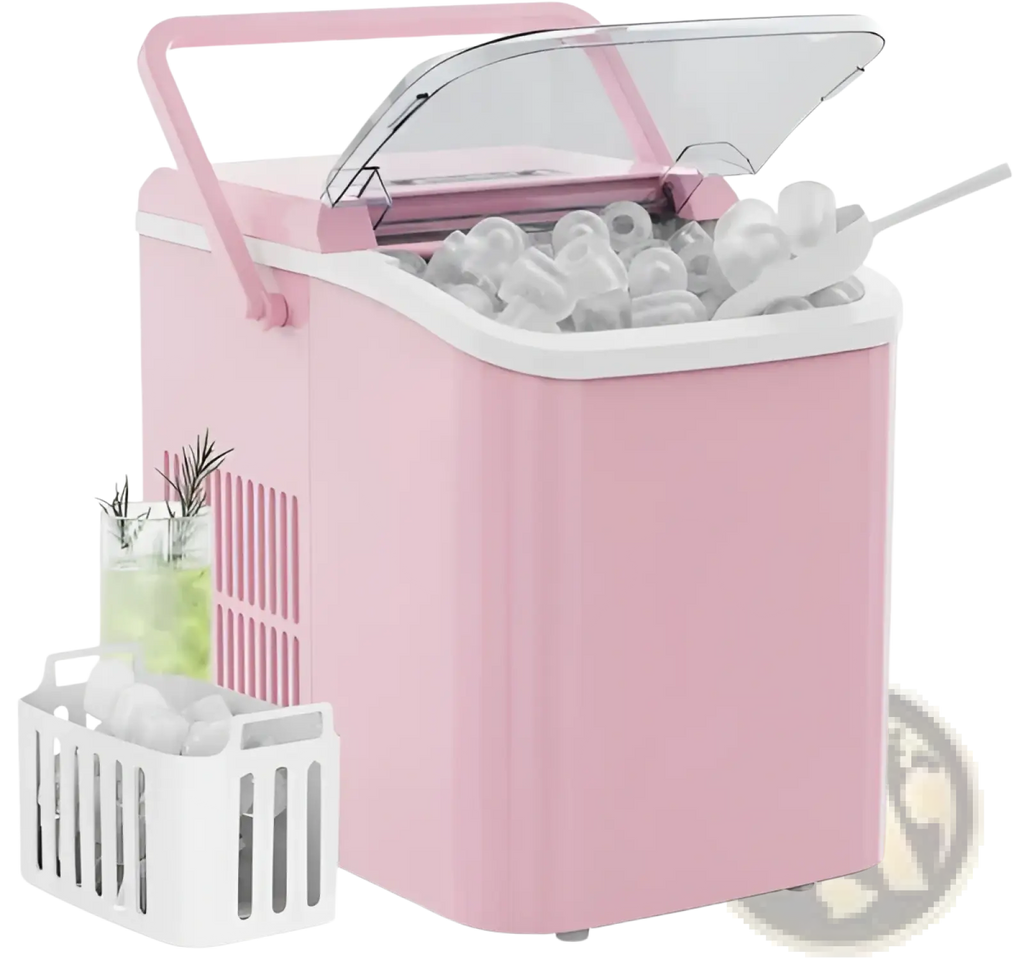 Portable Ice Maker 26lbs Self Cleaning Bullet Machine