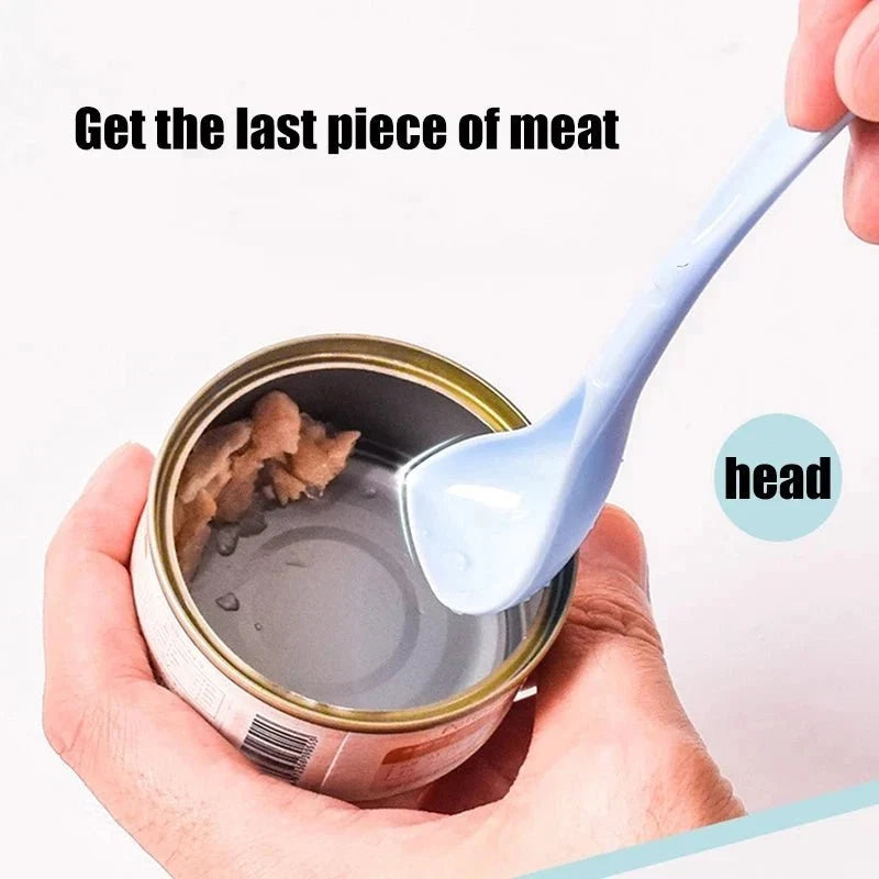 Portable Silicone Pet Food Lid and Spoon Set | 2-in-1 Can Cover and Sealer for Dogs and Cats
