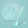 Portable Silicone Pet Food Lid and Spoon Set | 2-in-1 Can Cover and Sealer for Dogs and Cats