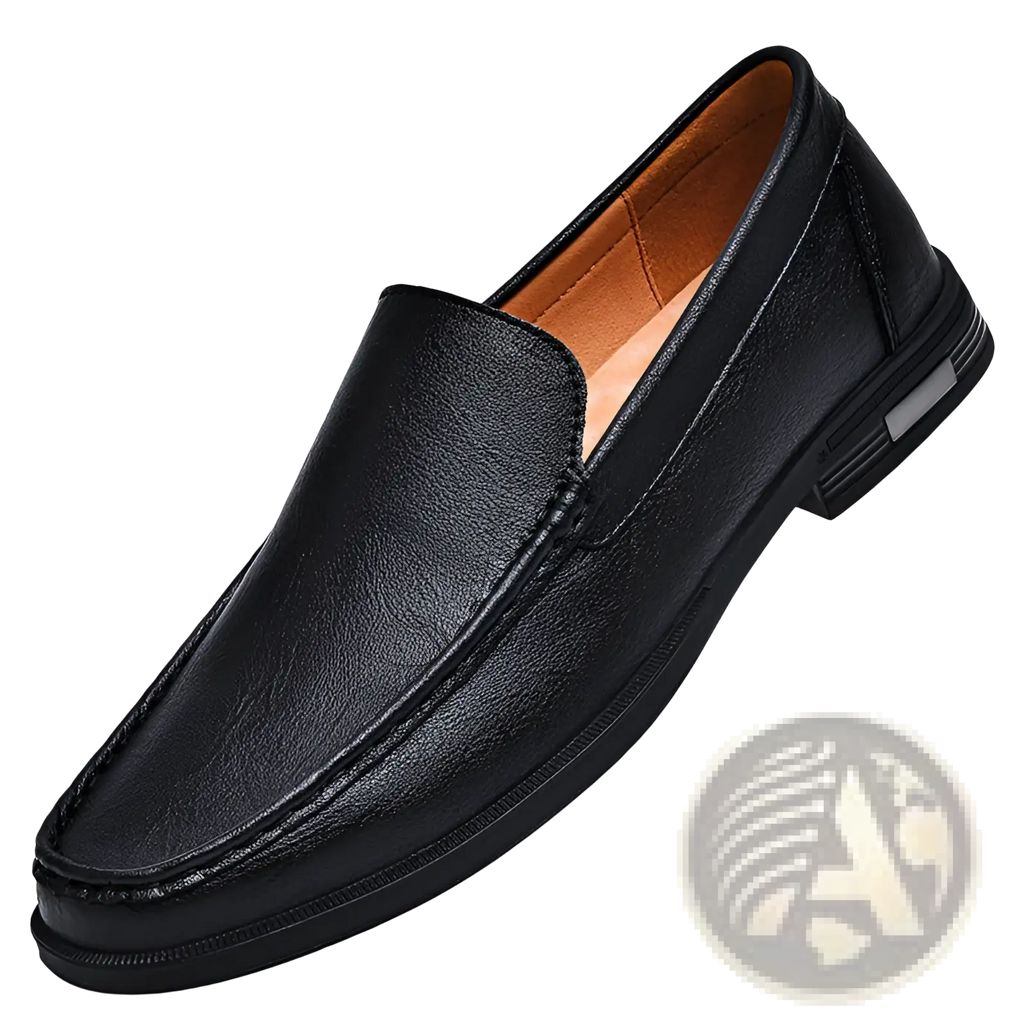 Premium Leather Slip on Loafers with Designer Details