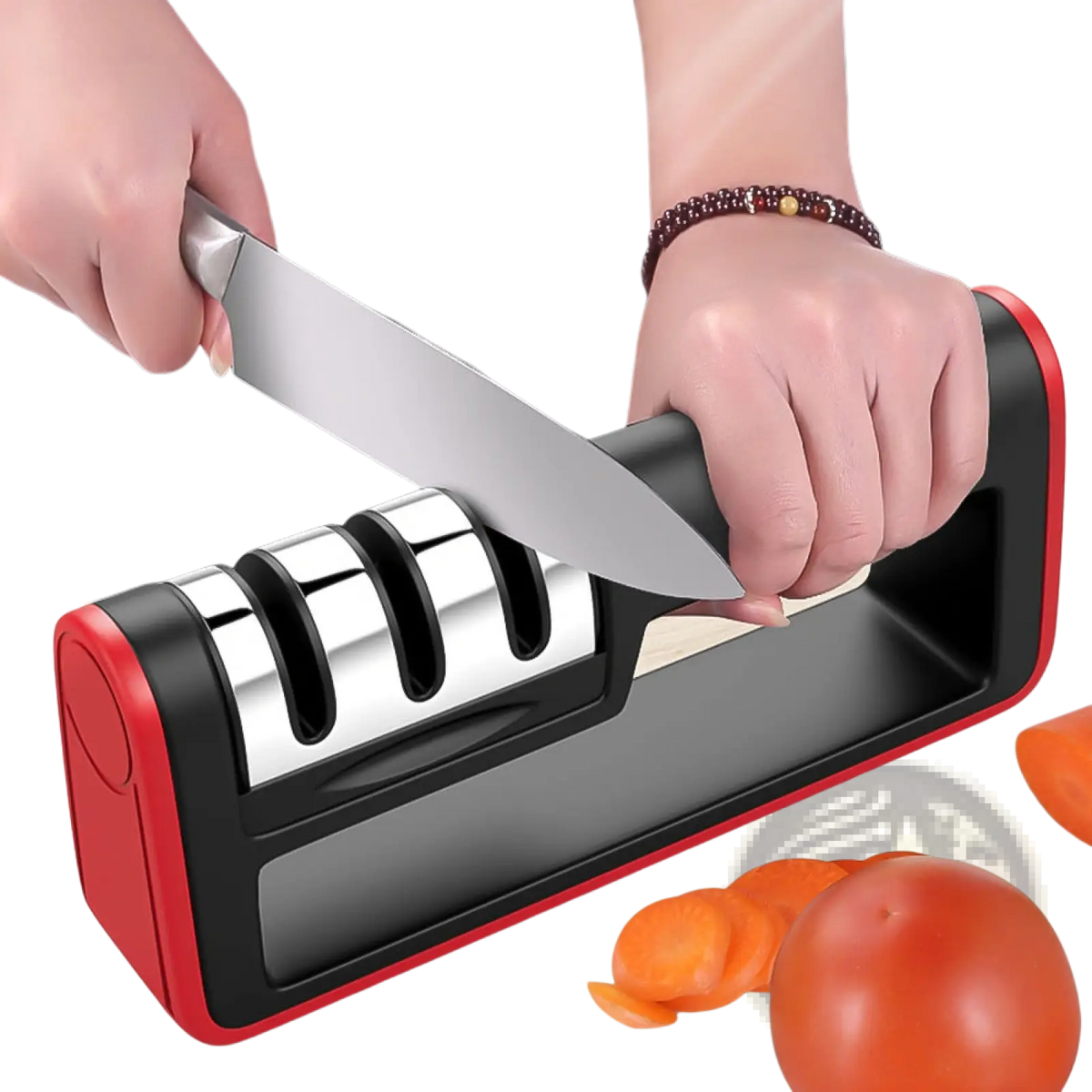 Professional 3 Stage Diamond Knife Sharpener Tool