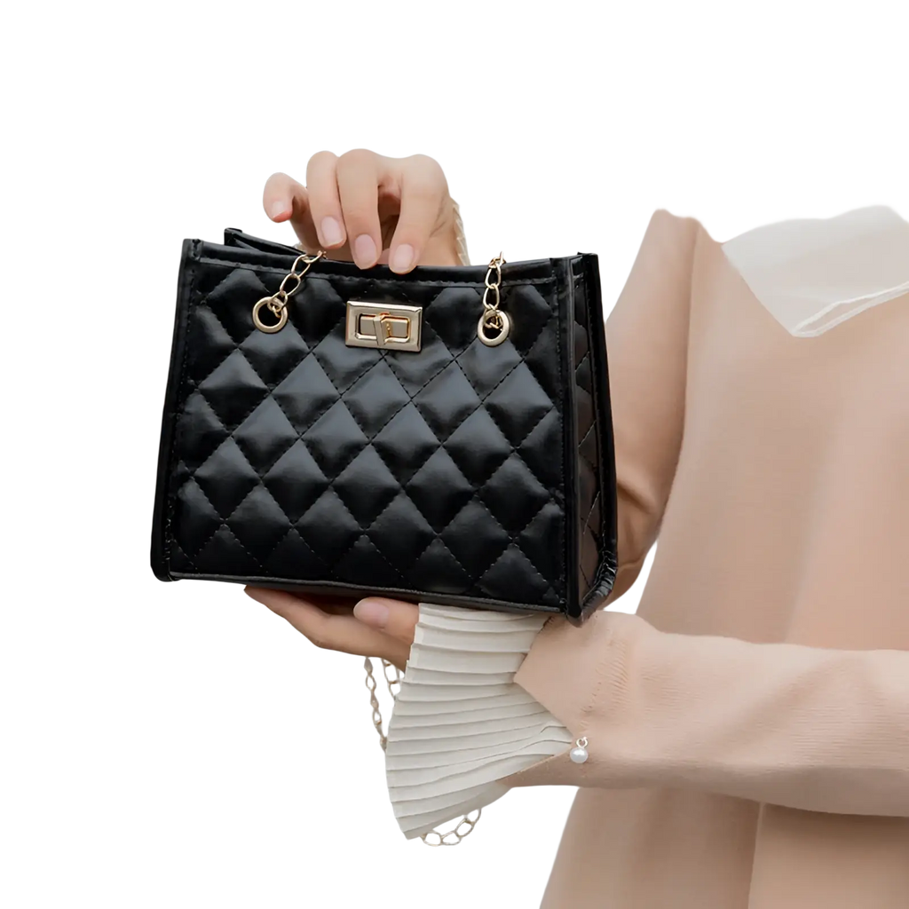 Quilted Mini Chain Shoulder Bag Rhombus Small Square Bag