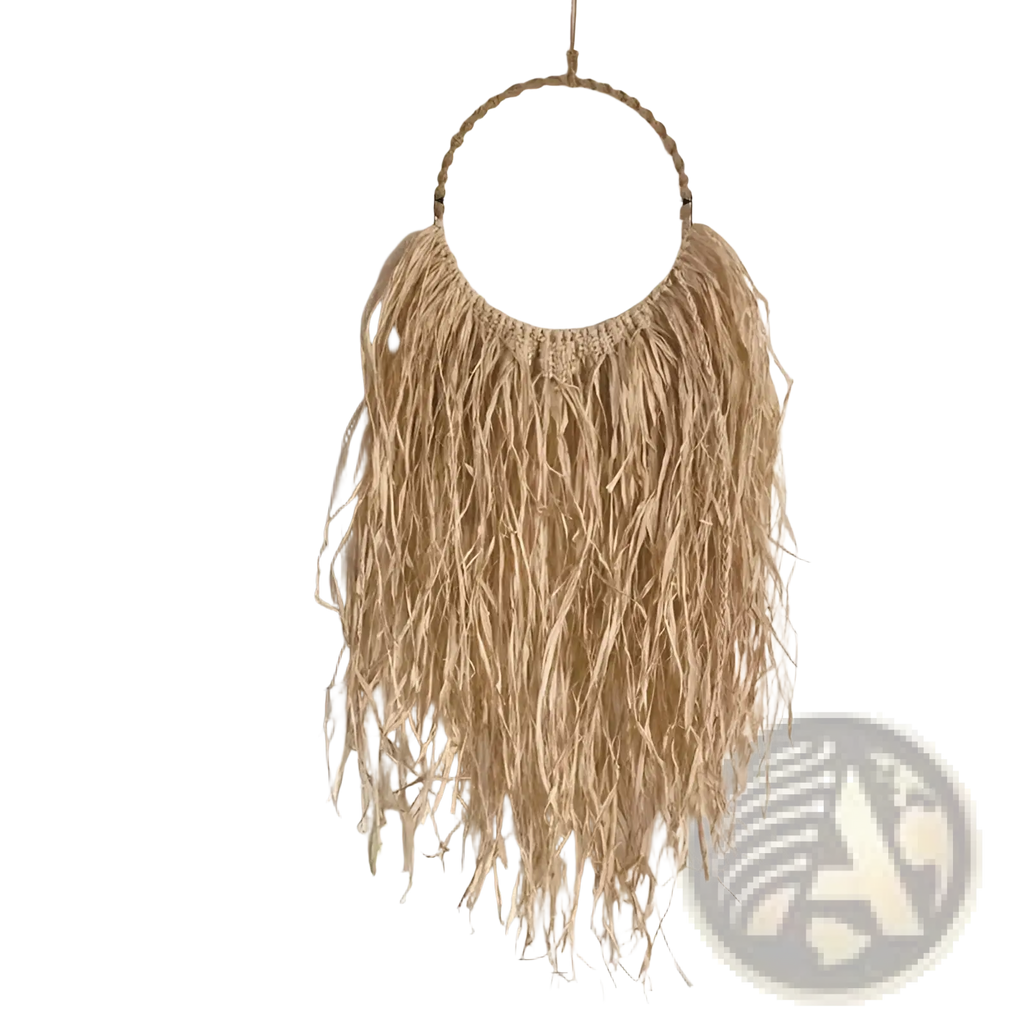 Raffia Wall Decor Boho Macrame Hanging Tapestry