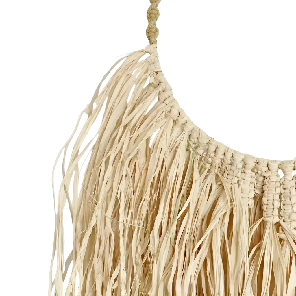 Raffia Wall Decor Boho Macrame Hanging Tapestry