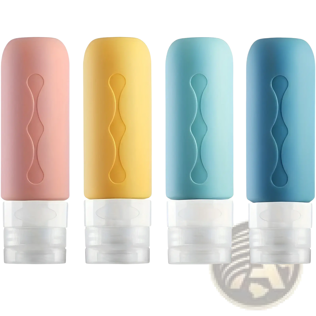 Refillable Silicone Travel Bottles Leakproof Set