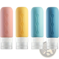 Refillable Silicone Travel Bottles Leakproof Set
