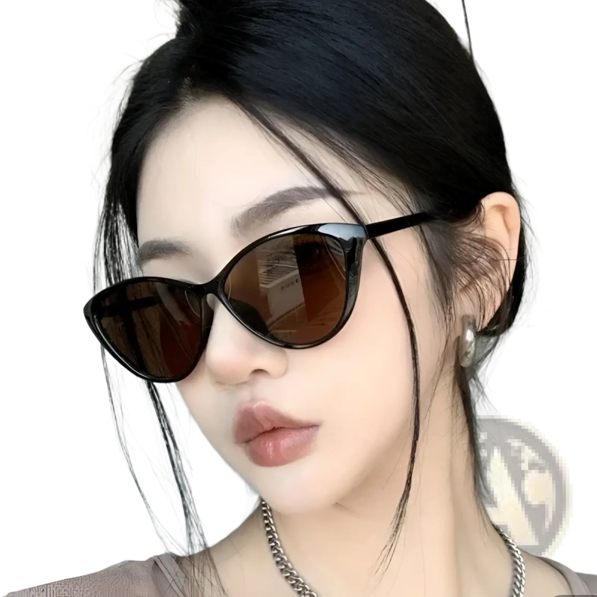 Retro Cat Eye Uv380 Lightweight Fashion Sunglasses