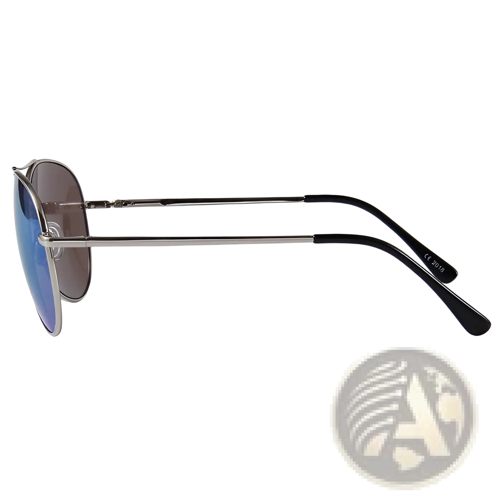 Retro Metal Aviator Sunglasses with Uv400 Gradient Lenses