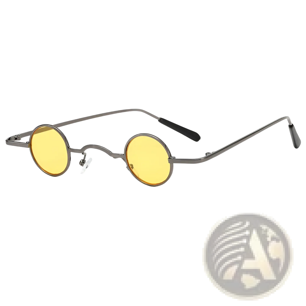 Retro Round Metal Hip Hop Sunglasses