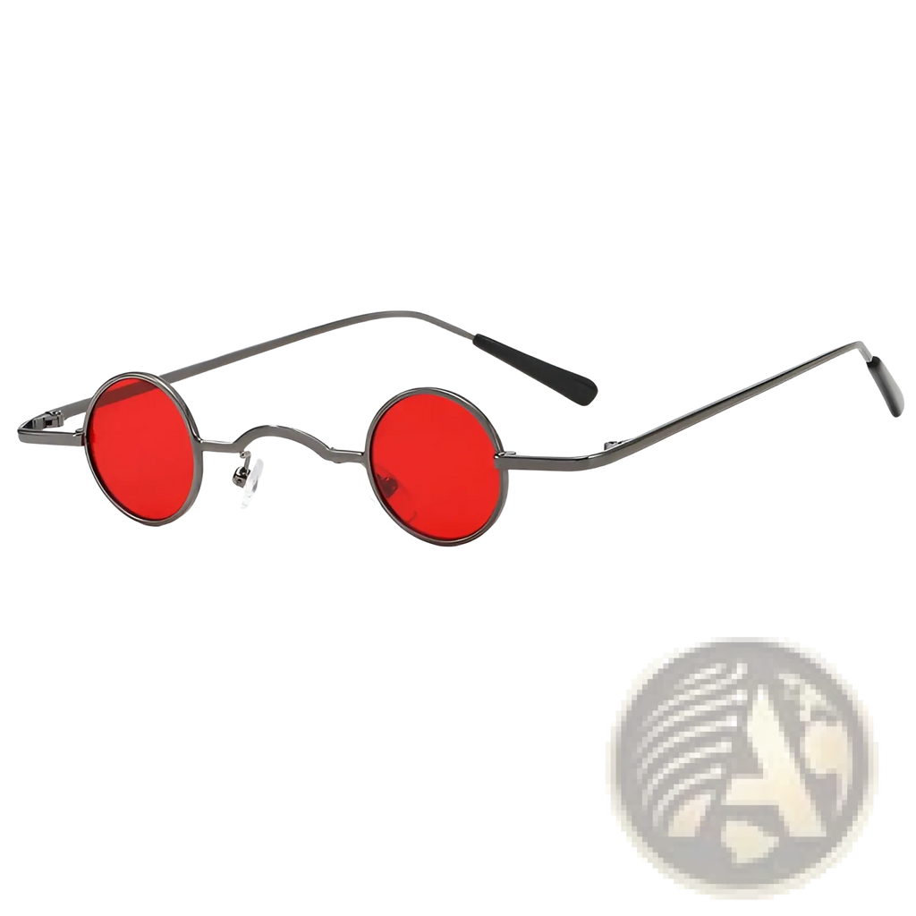 Retro Round Metal Hip Hop Sunglasses