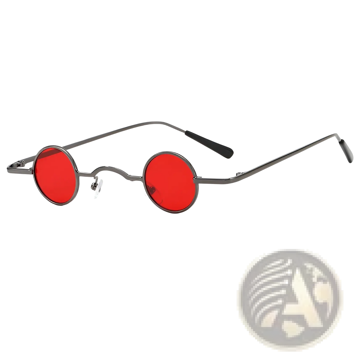 Retro Round Metal Hip Hop Sunglasses