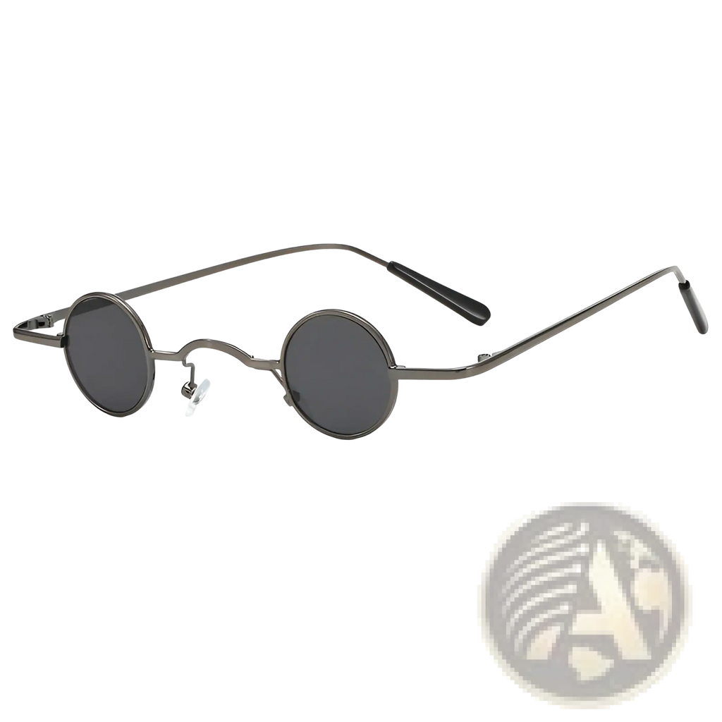 Retro Round Metal Hip Hop Sunglasses