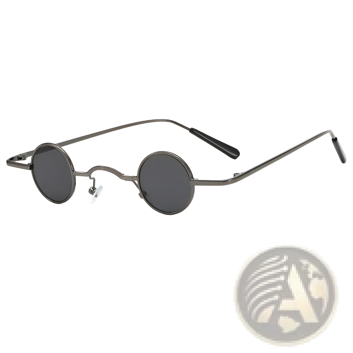 Retro Round Metal Hip Hop Sunglasses