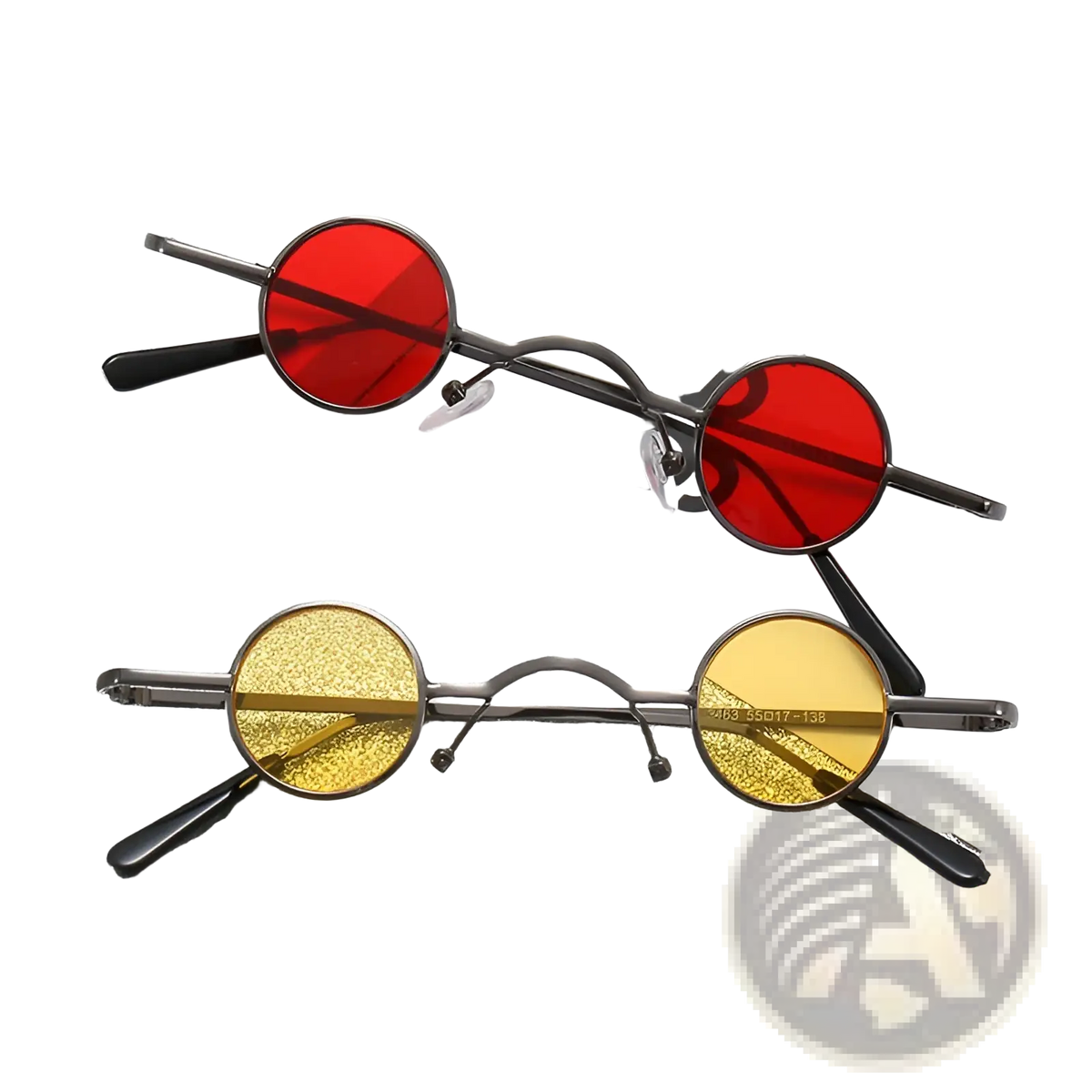 Retro Round Metal Hip Hop Sunglasses