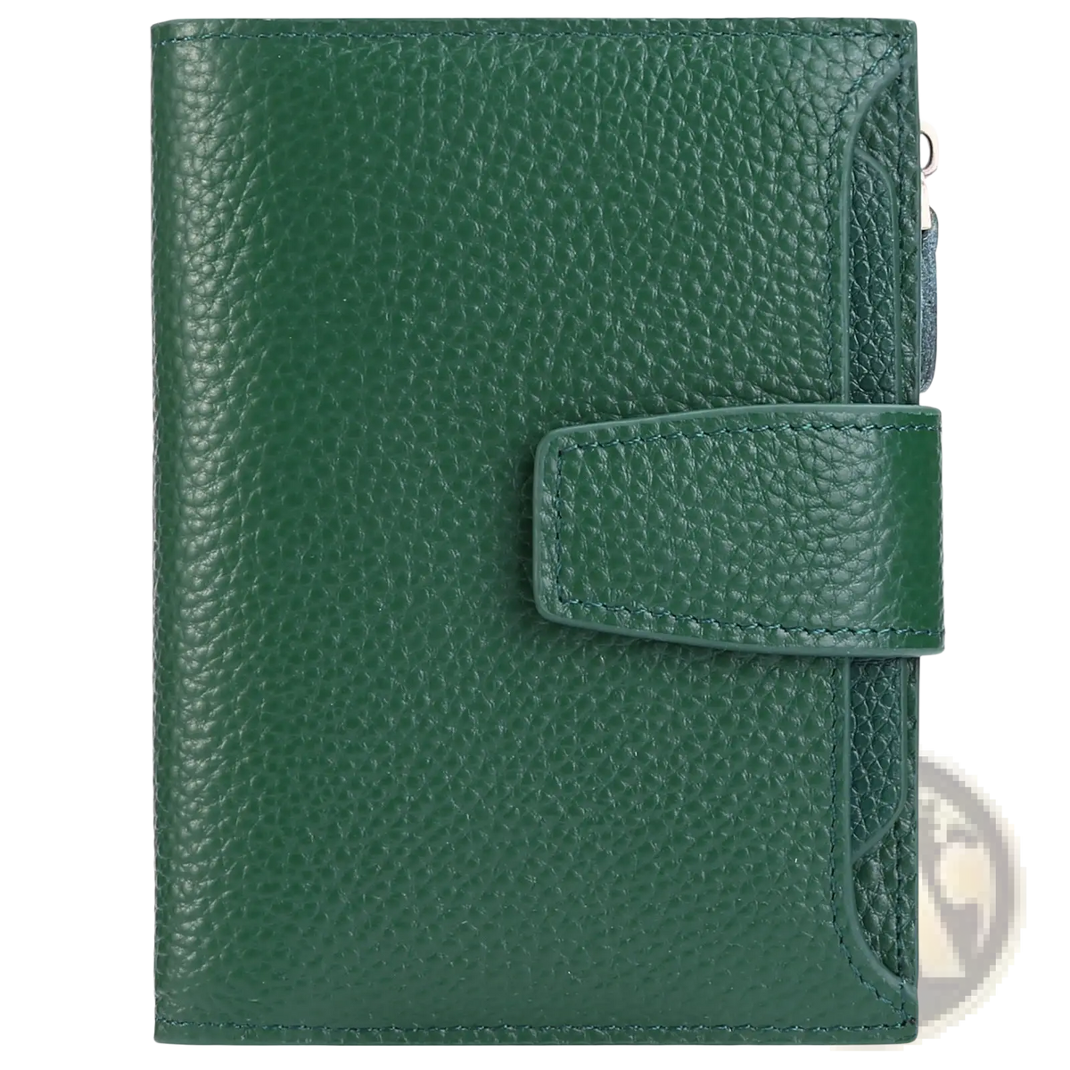 Rfid Leather Wallet with Zipper and Anti Theft Feature