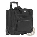 Rolling Laptop Bag 15.6 Inch Wheeled Briefcase Black