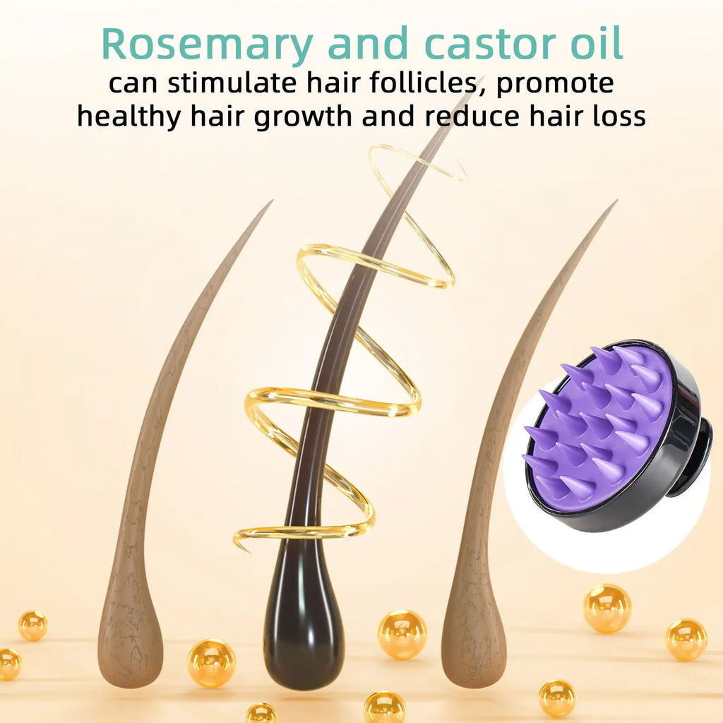 Rosemary Castor Hair Growth Oil 118ml Treatment