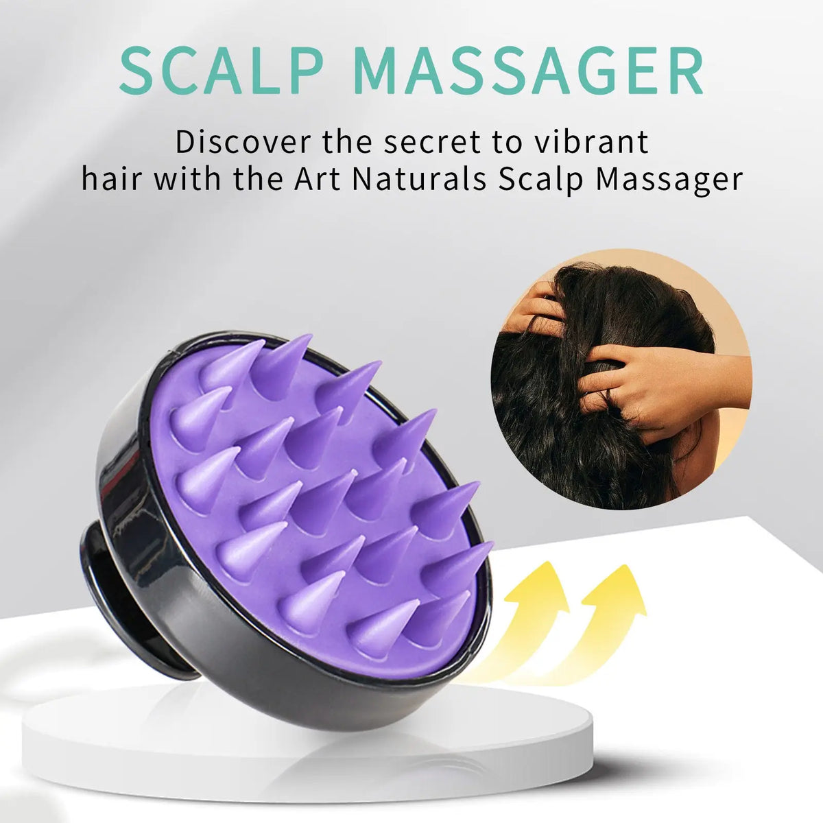 Rosemary Castor Hair Growth Oil with Scalp Massager