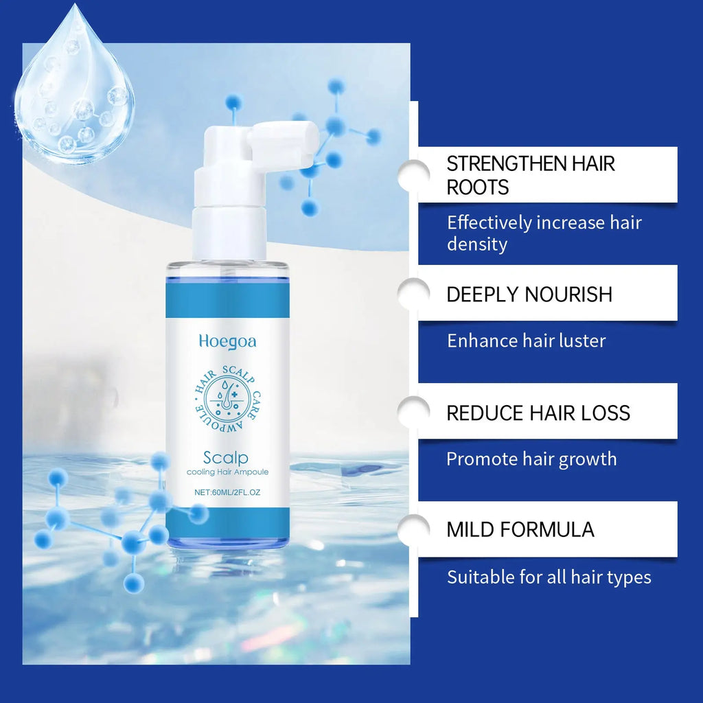 Scalp Cooling Hair Ampoule Nourishing Spray 60ml