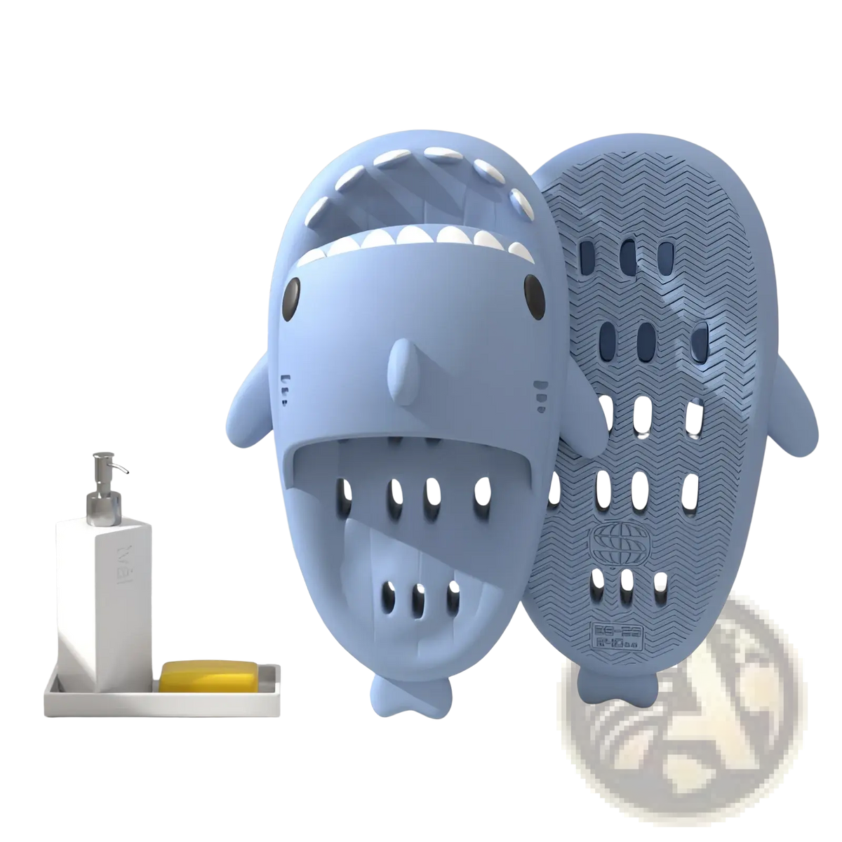 Shark Slippers Quick Dry Non Slip Shower Slides